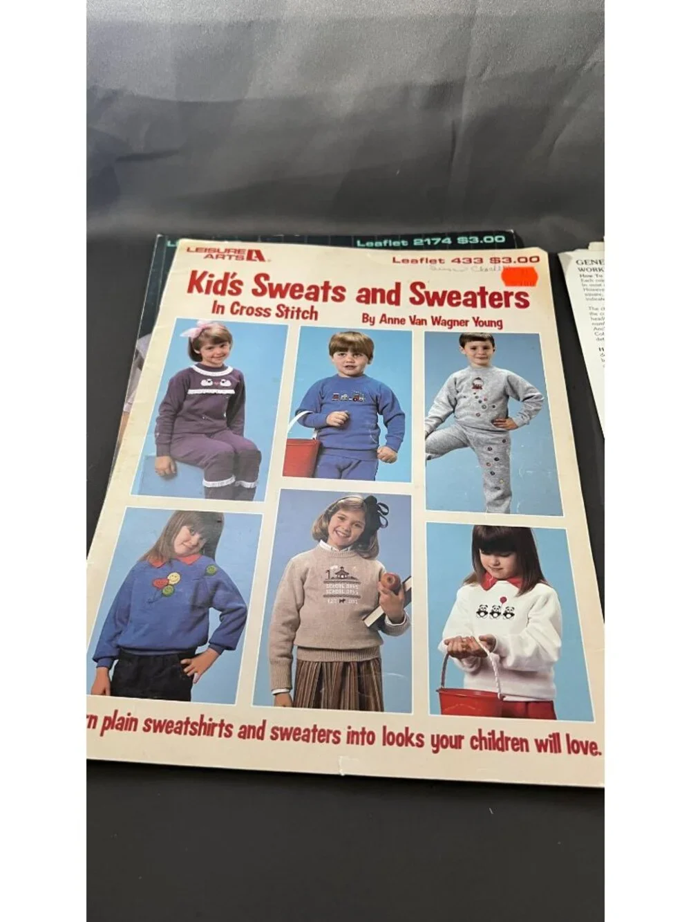 Vintage Cross-Stitch Leaflets Bundle Canterbury Designs Baby Patterns